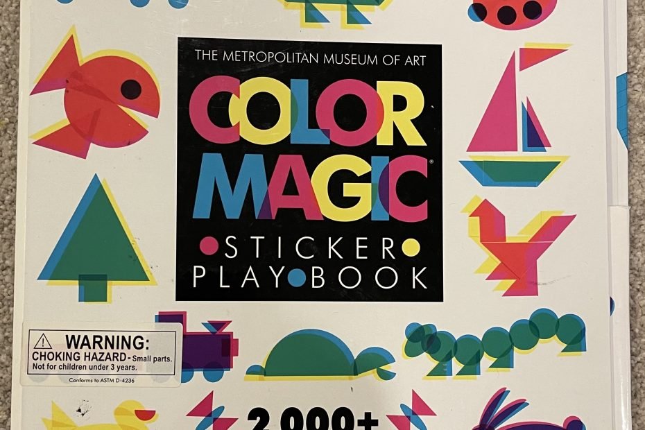 color magic sticker play book