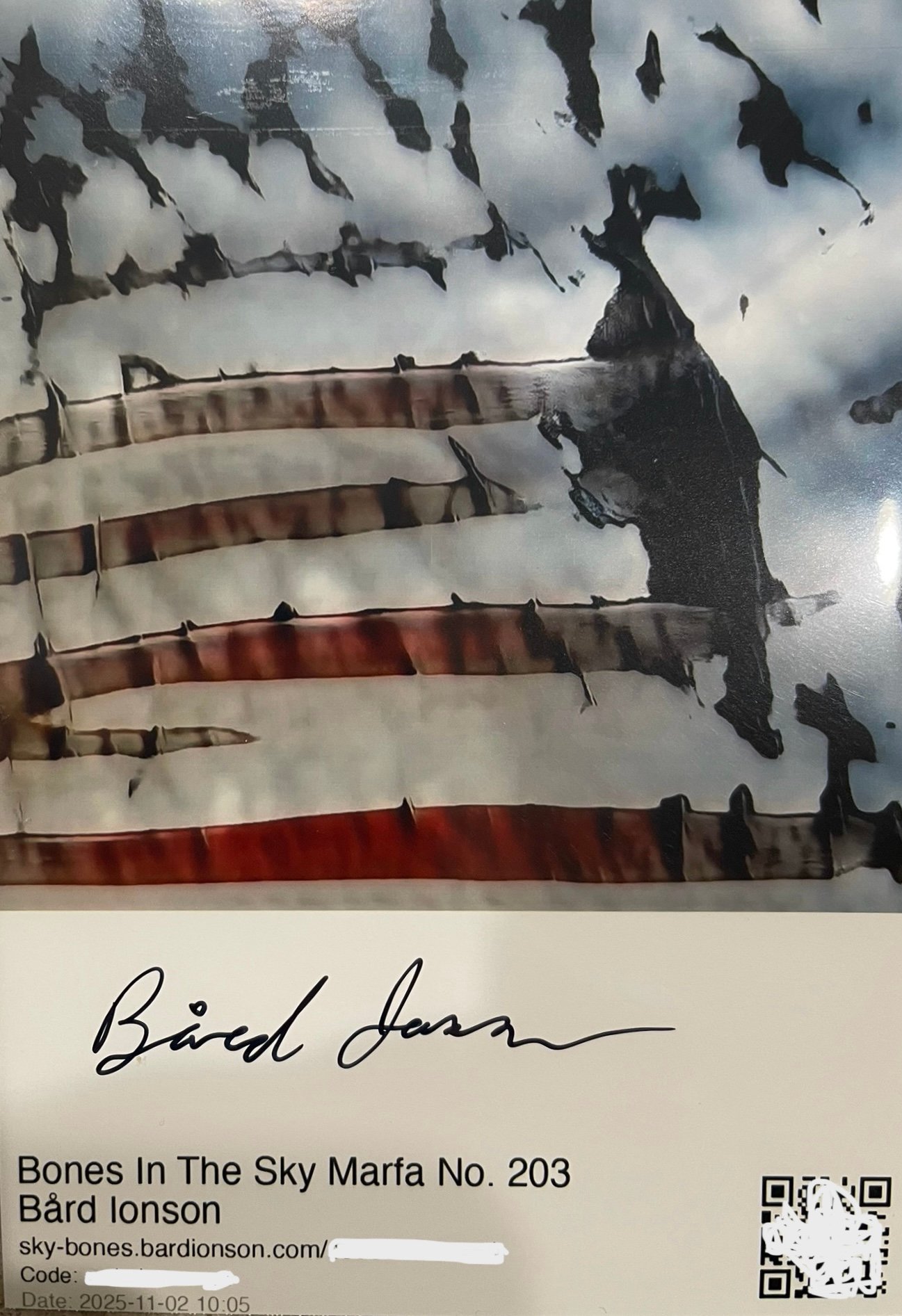 Bones In The Sky No 203